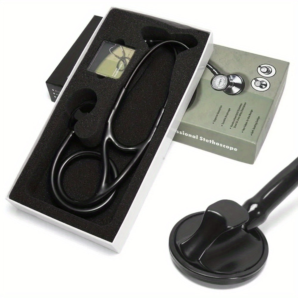 Single Head Aluminum Alloy Cardiology Stethoscope for Doctors and Nurses 61cm Tube