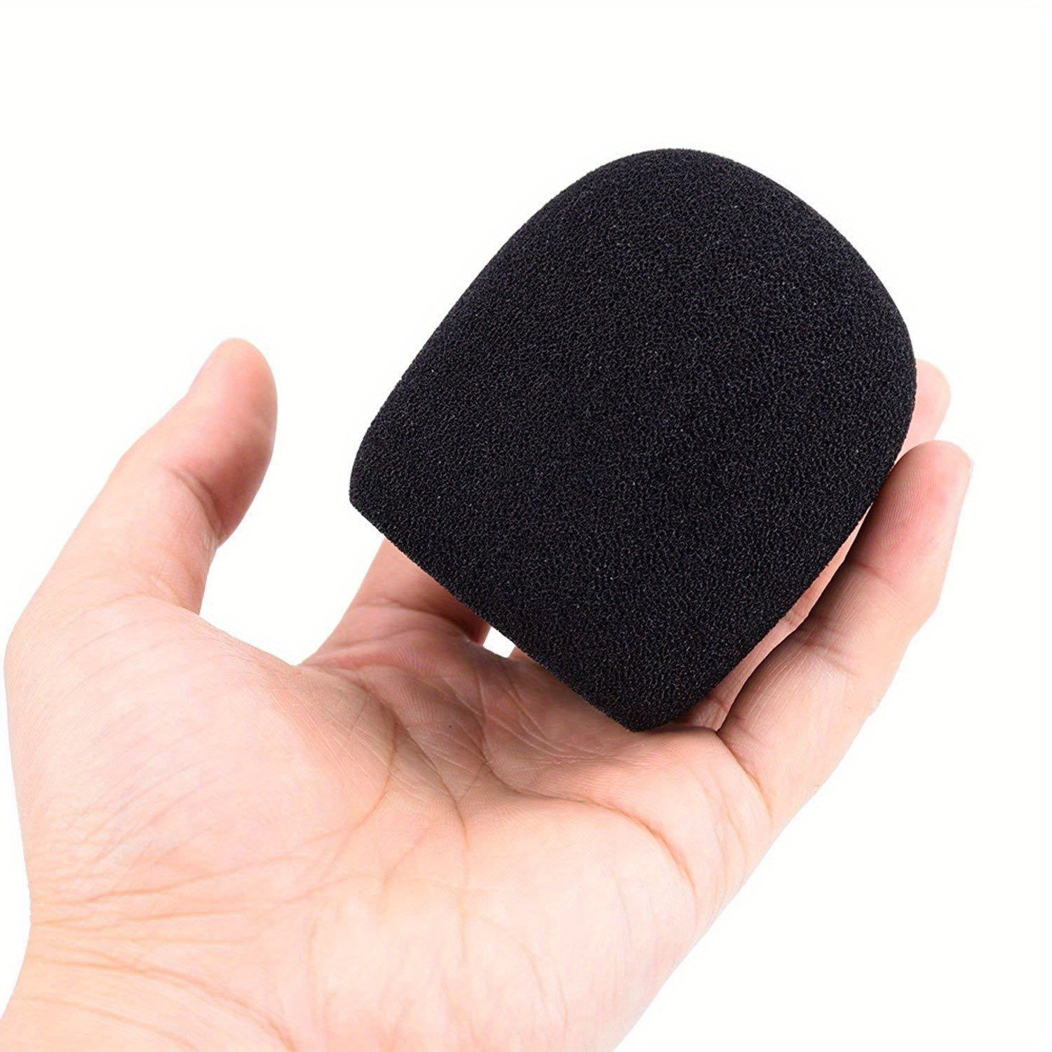 Disposable Foam Microphone Covers Pack of 5 for Handheld Microphones Black