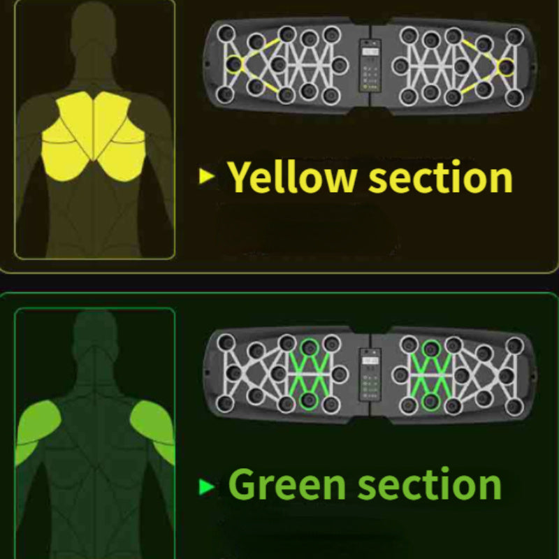 Equipo de entrenamiento en casa Push Up Board para pecho y entrenamiento de fuerza