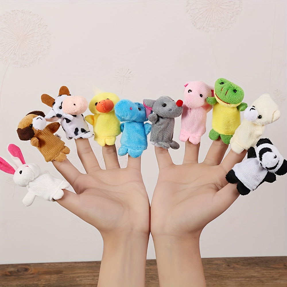Set of Finger Puppets for Educators and Guardians for Storytelling and Reading Mixed Color