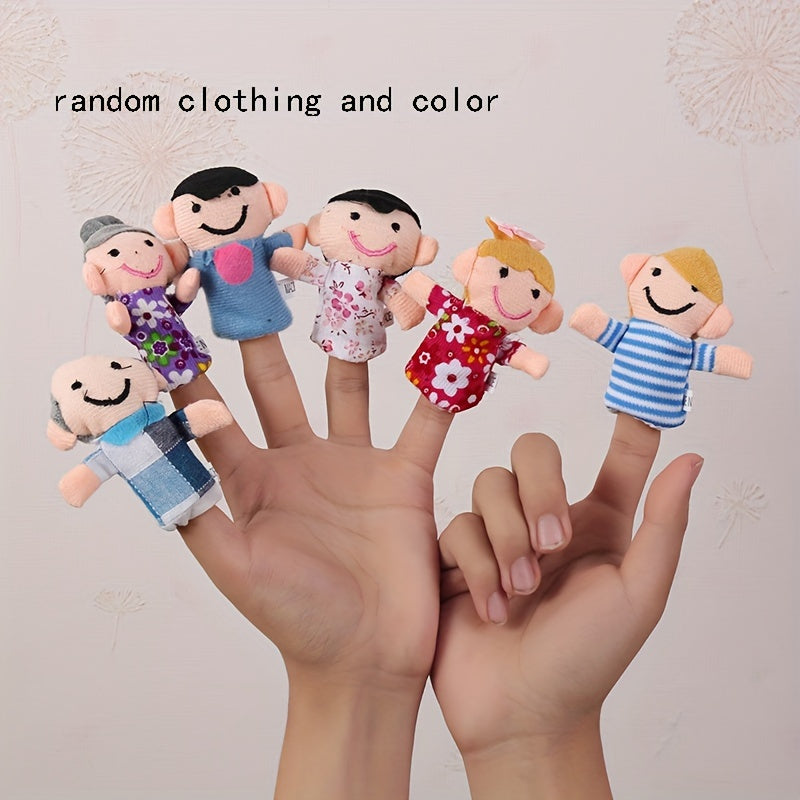 Set of Finger Puppets for Educators and Guardians for Storytelling and Reading Mixed Color