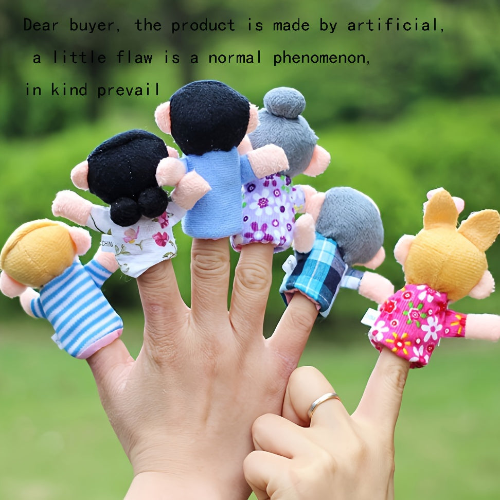 Set of Finger Puppets for Educators and Guardians for Storytelling and Reading Mixed Color