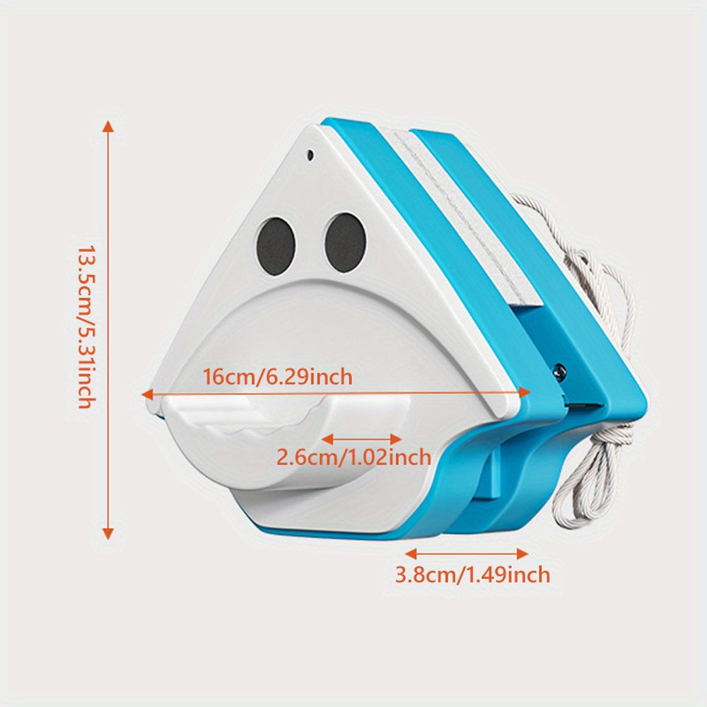 Baland binolar uchun ikki tomonlama magnit deraza tozalagich - yotoq xonalari, yashash xonalari va shisha pollar uchun mukammal.