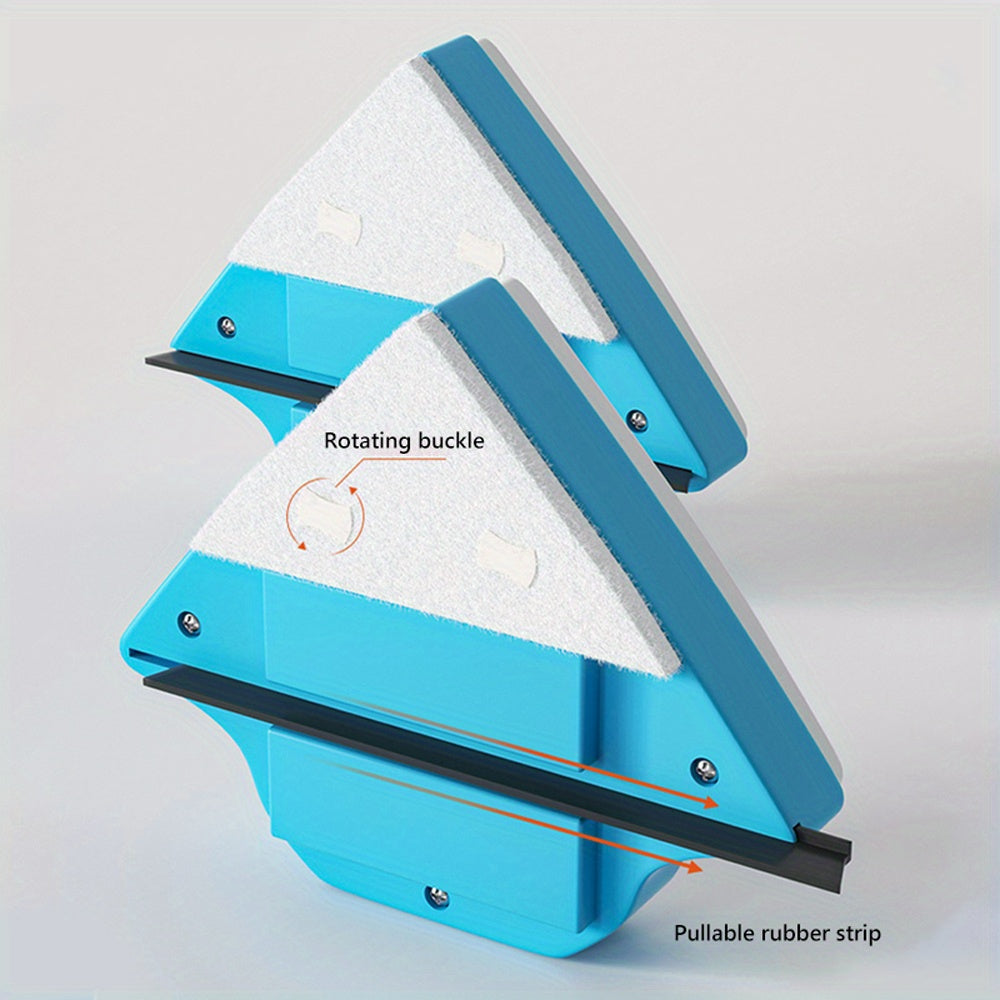 Baland binolar uchun ikki tomonlama magnit deraza tozalagich - yotoq xonalari, yashash xonalari va shisha pollar uchun mukammal.