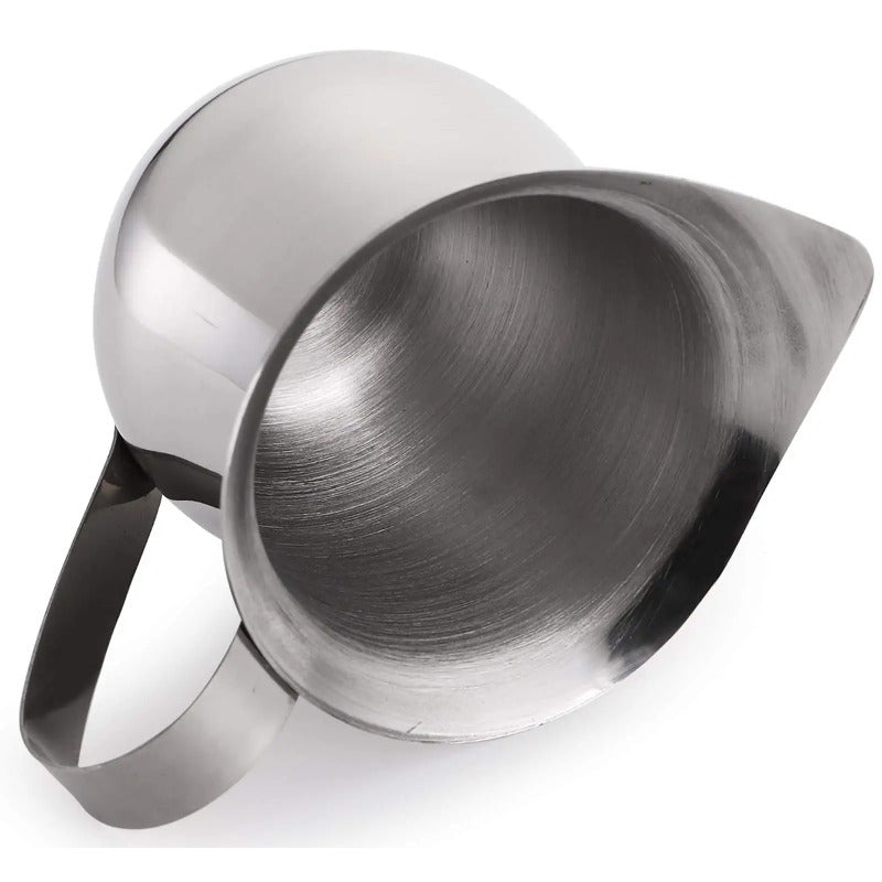 Stainless Steel Milk Frothing Pitcher Espresso Creamer Cup with Pouring Spout
