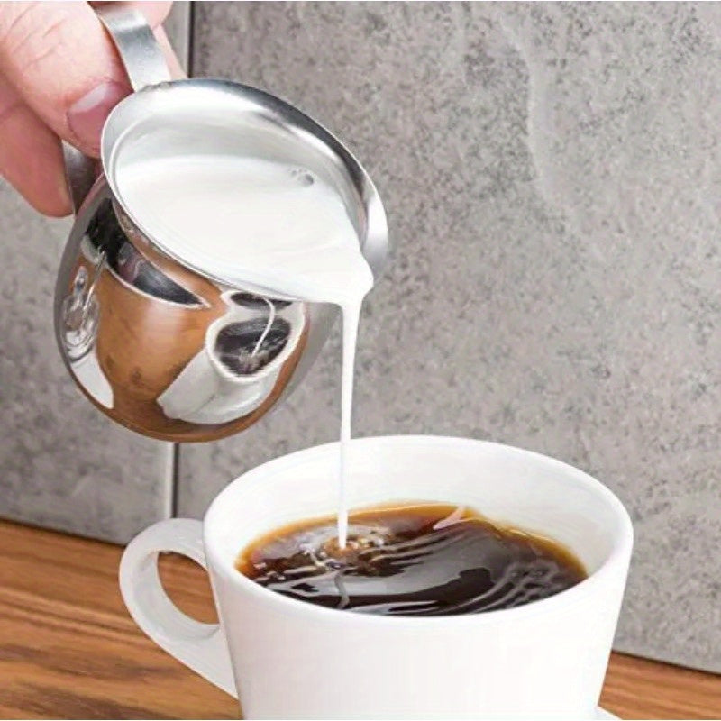 Stainless Steel Milk Frothing Pitcher Espresso Creamer Cup with Pouring Spout