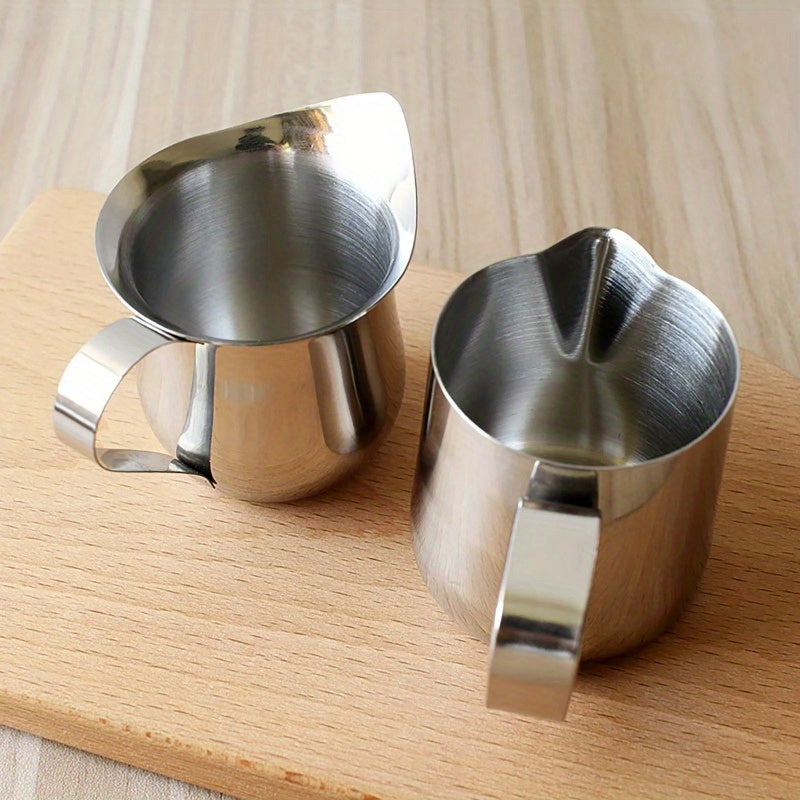 Stainless Steel Milk Frothing Pitcher Espresso Creamer Cup with Pouring Spout