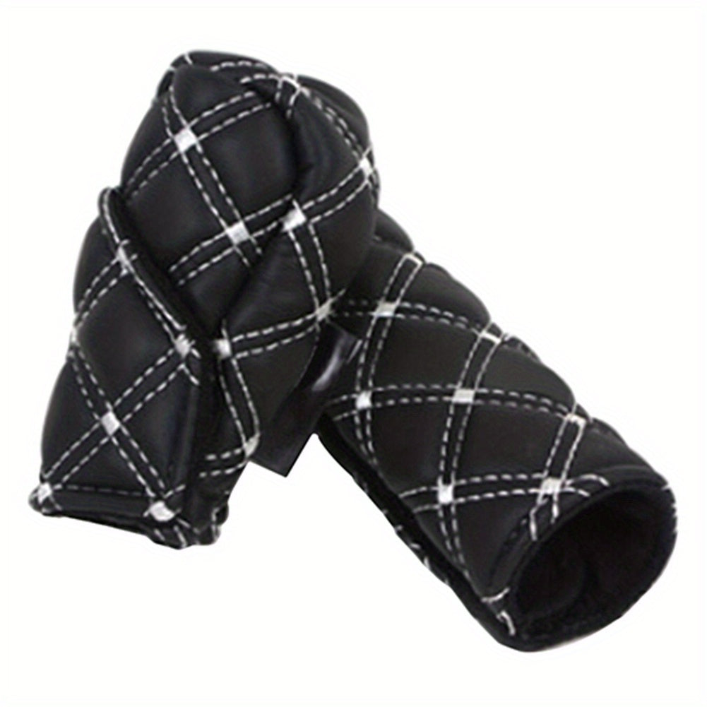 Universal PU teri avtomobil uchun uzatish shovogʻi qopqogʻi, qo‘l tormoz uchun anti-slip qopqoq