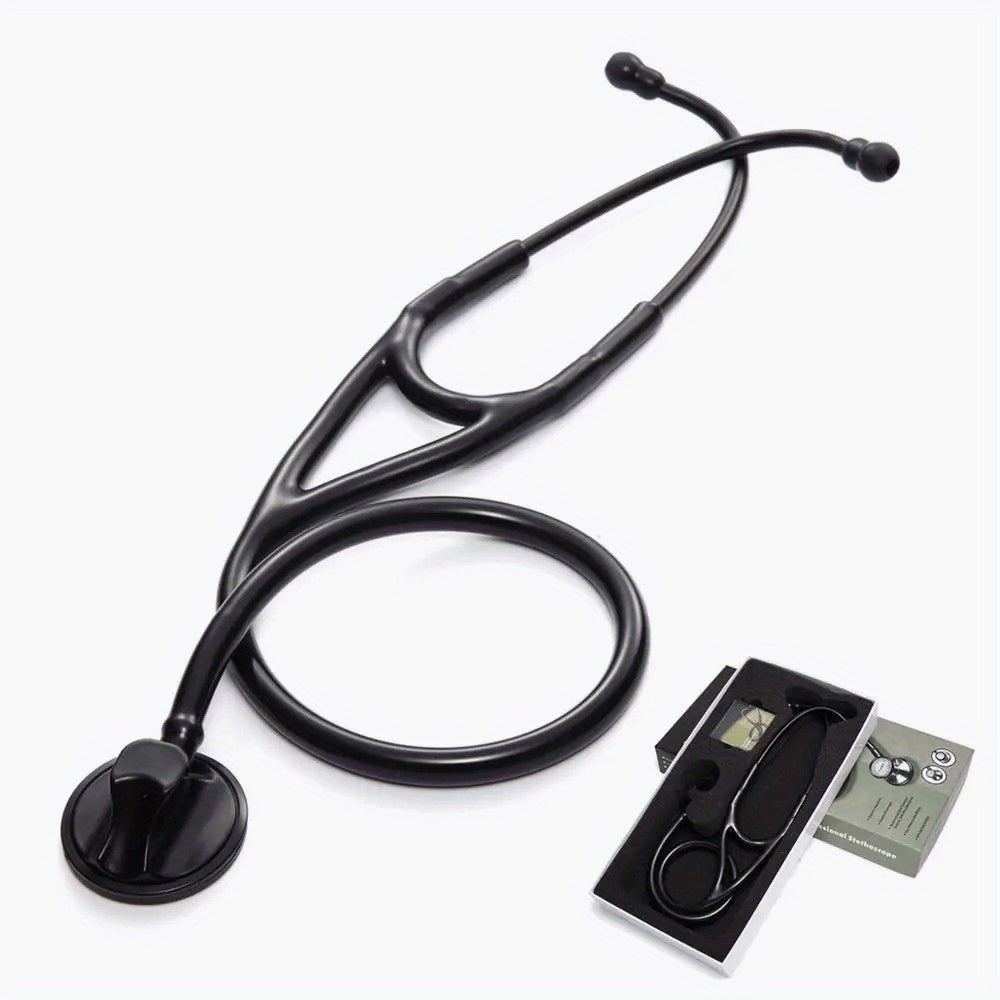 Single Head Aluminum Alloy Cardiology Stethoscope for Doctors and Nurses 61cm Tube