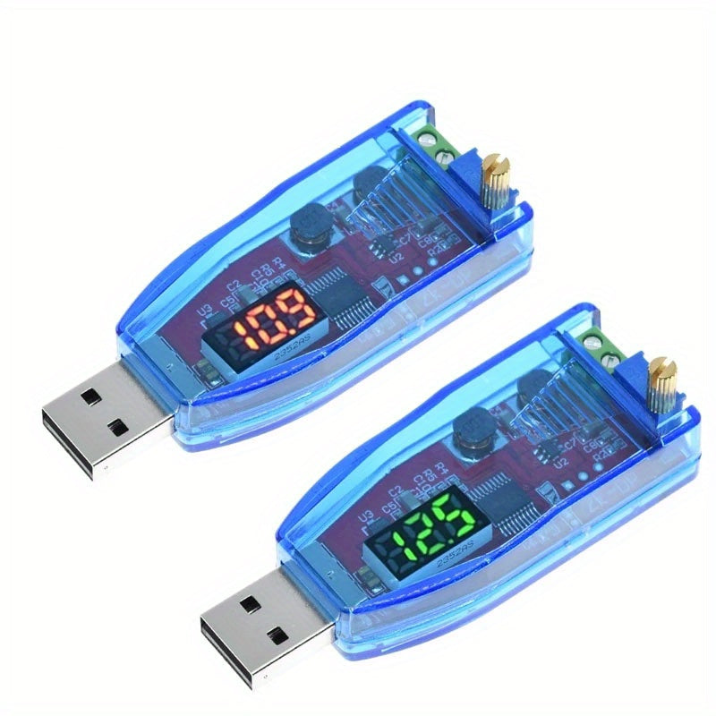 Adjustable USB DC-DC Voltage Converter 1-24V Step Up Down Power Supply Module