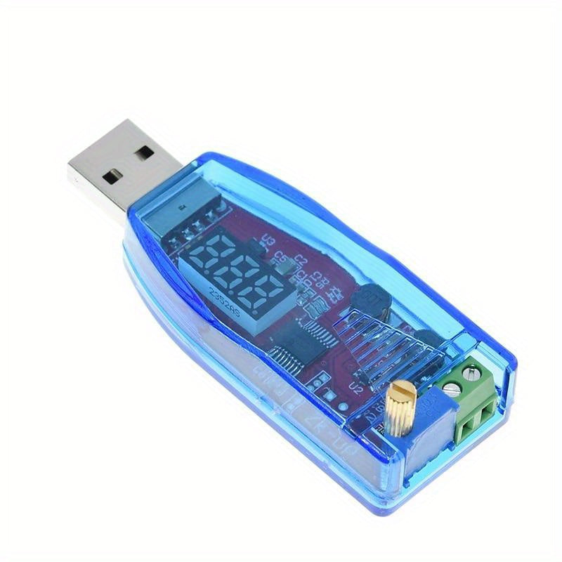 Adjustable USB DC-DC Voltage Converter 1-24V Step Up Down Power Supply Module