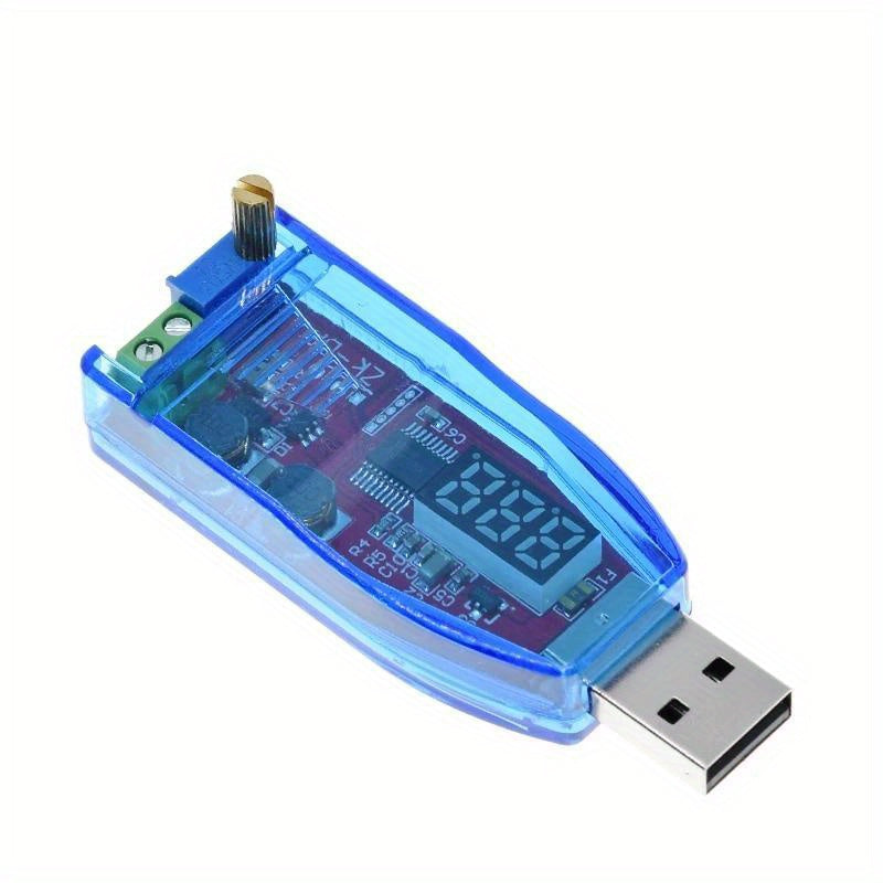 Convertidor de voltaje USB DC-DC ajustable 1-24V Módulo de fuente de alimentación de aumento y disminución