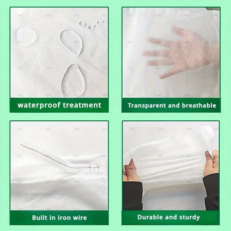 100pcs Fruit Mesh Bags Insect Proof Rainproof Breathable Plant Climbing Net Trellis Netting