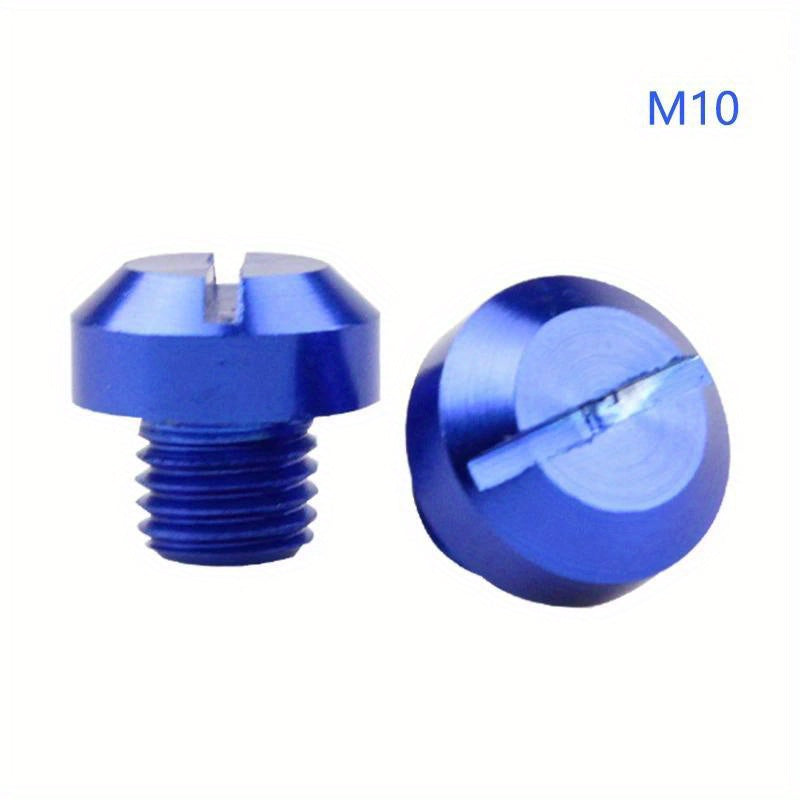 2PCS Aluminum Motorcycle Rearview Mirror Mounting Screws Black M10 Replacement Parts
