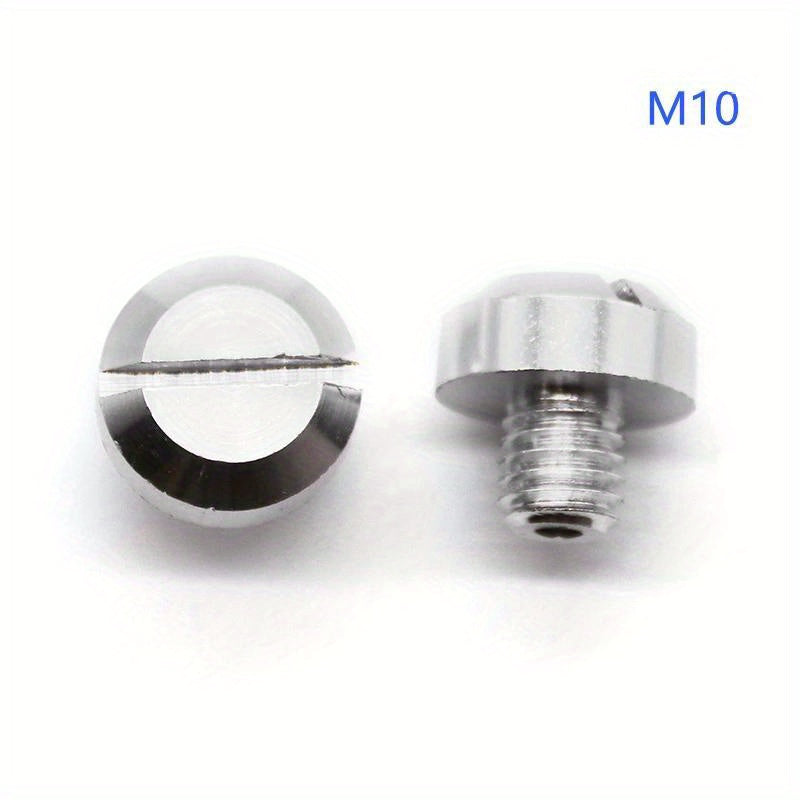 2PCS Aluminum Motorcycle Rearview Mirror Mounting Screws Black M10 Replacement Parts