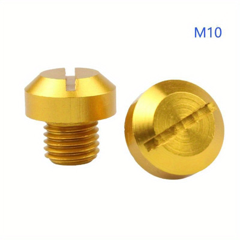 2PCS Aluminum Motorcycle Rearview Mirror Mounting Screws Black M10 Replacement Parts