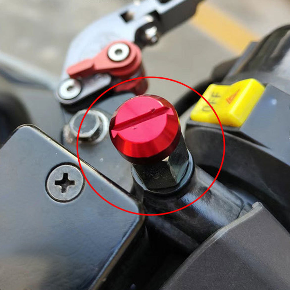 2PCS Aluminum Motorcycle Rearview Mirror Mounting Screws Black M10 Replacement Parts