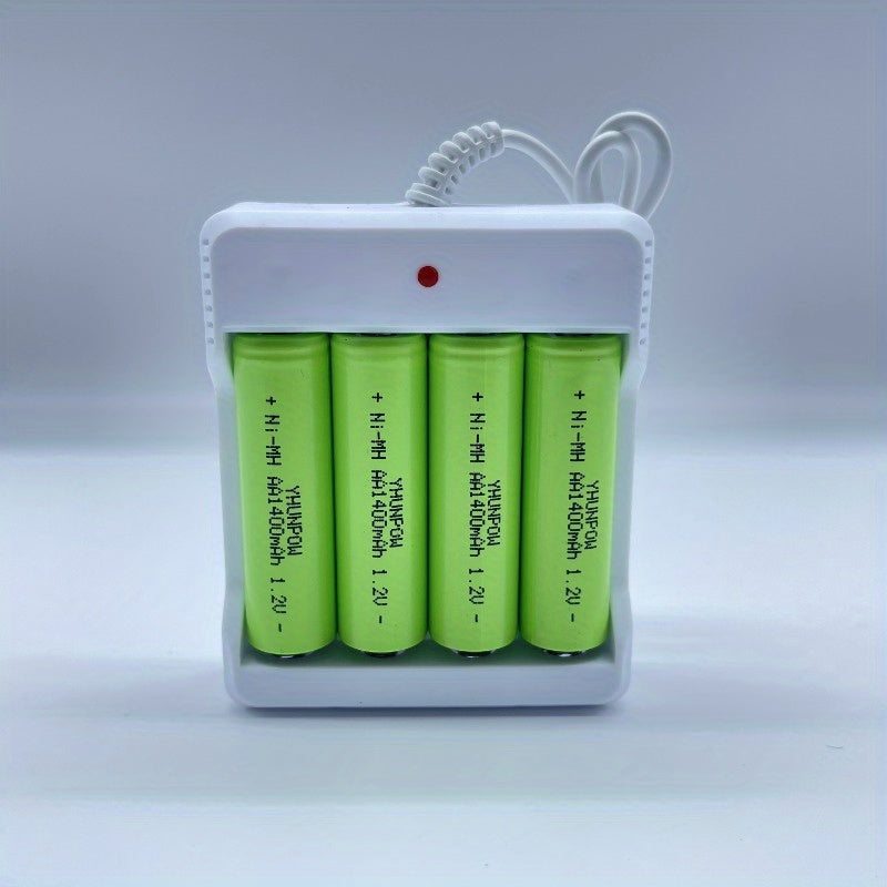 Smart USB Battery Charger for AA and AAA NiMH/NiCd Batteries Fast Safe Charging