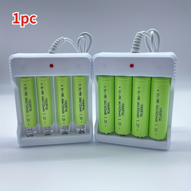 Smart USB Battery Charger for AA and AAA NiMH/NiCd Batteries Fast Safe Charging