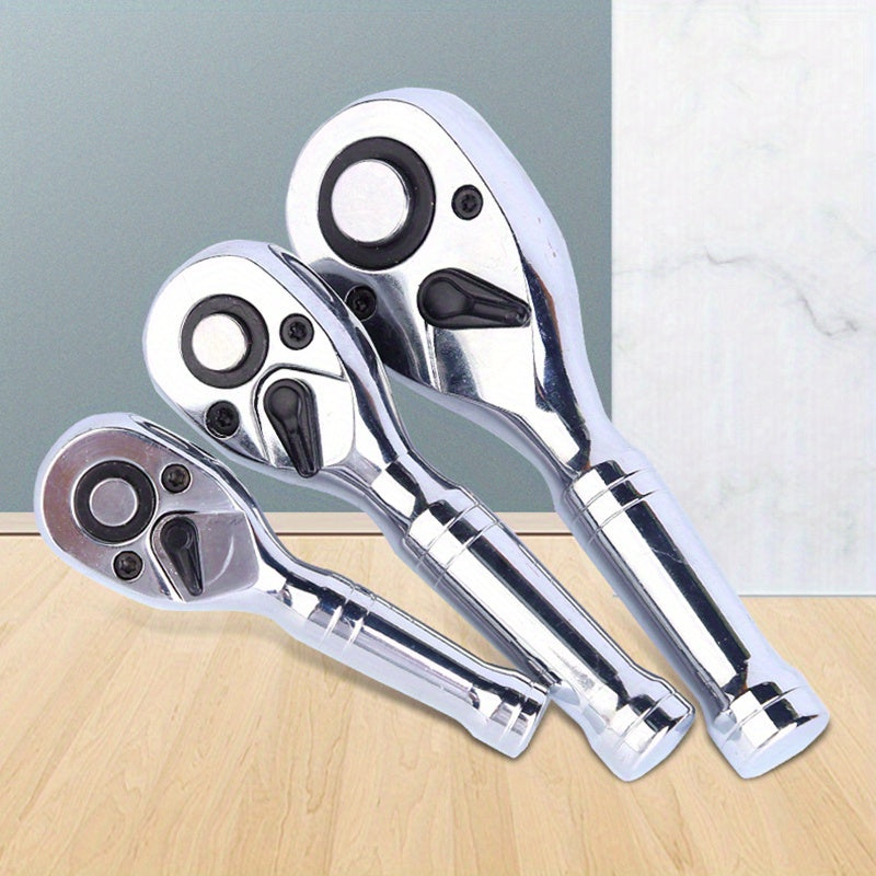 Universal Fastening Tool 72 Teeth Auto Repair Ratchet Wrench with Quick-Release Socket