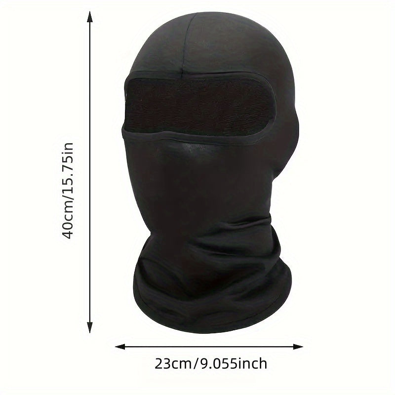 Máscara facial completa unisex a prueba de viento, máscara de esquí, capucha táctica, capucha para motocicleta, bicicleta y skateboarding