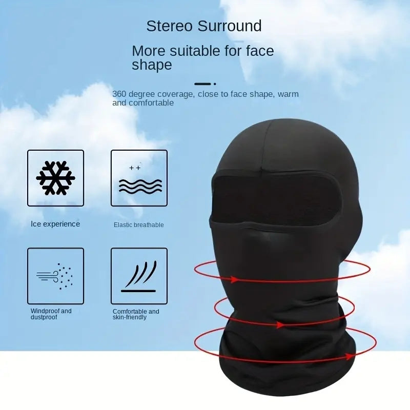 Unisex Full Face Mask Windproof Ski Mask Tactical Hood Motorcycle Bike Skateboarding