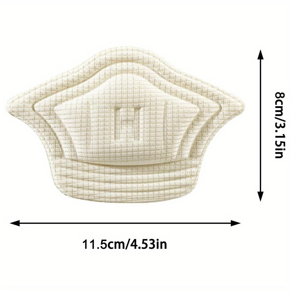 Unisex Shoe Heel Stickers 6-Pair Anti-Wear Cushions Adhesive Pads