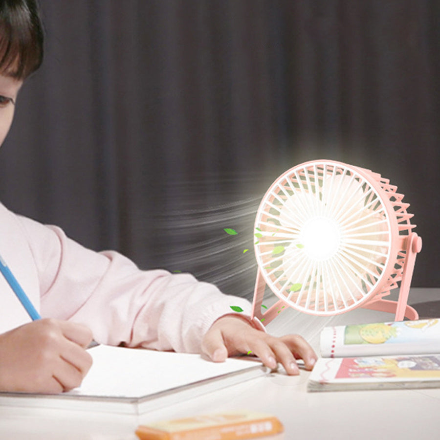 Mini Portable USB Desktop Fan Quiet Touch Control Cooling Fan for Bedroom Office