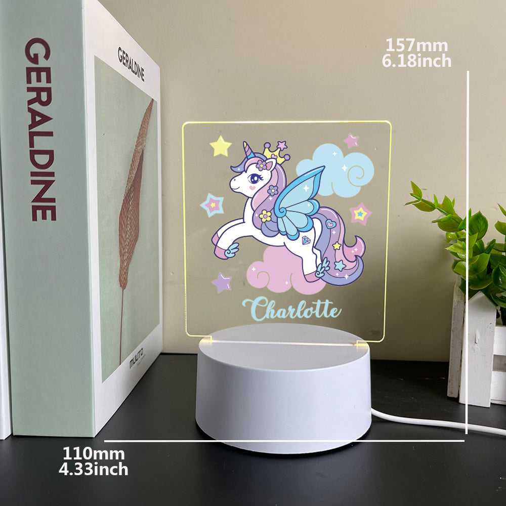 Custom Name 3D LED Night Light for Kids and Teens Gift Birthday Christmas Party