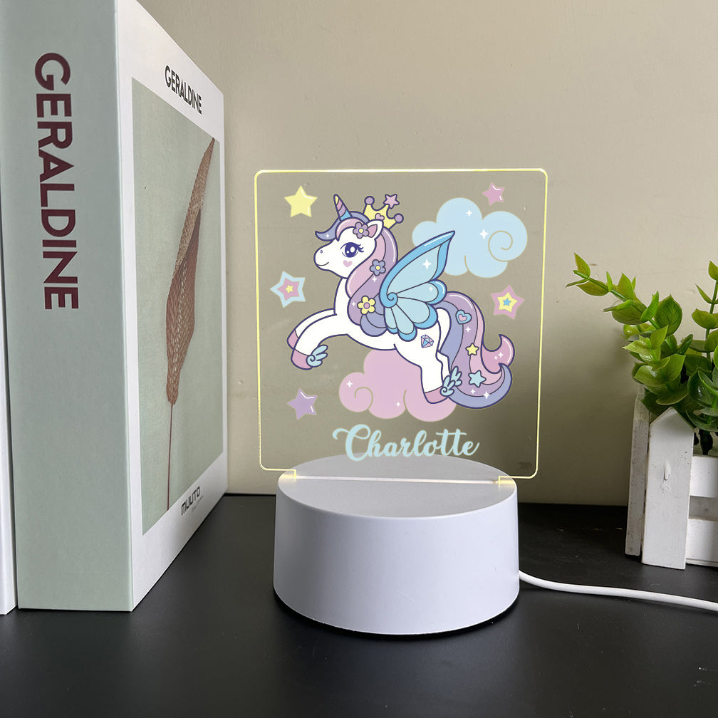 Custom Name 3D LED Night Light for Kids and Teens Gift Birthday Christmas Party