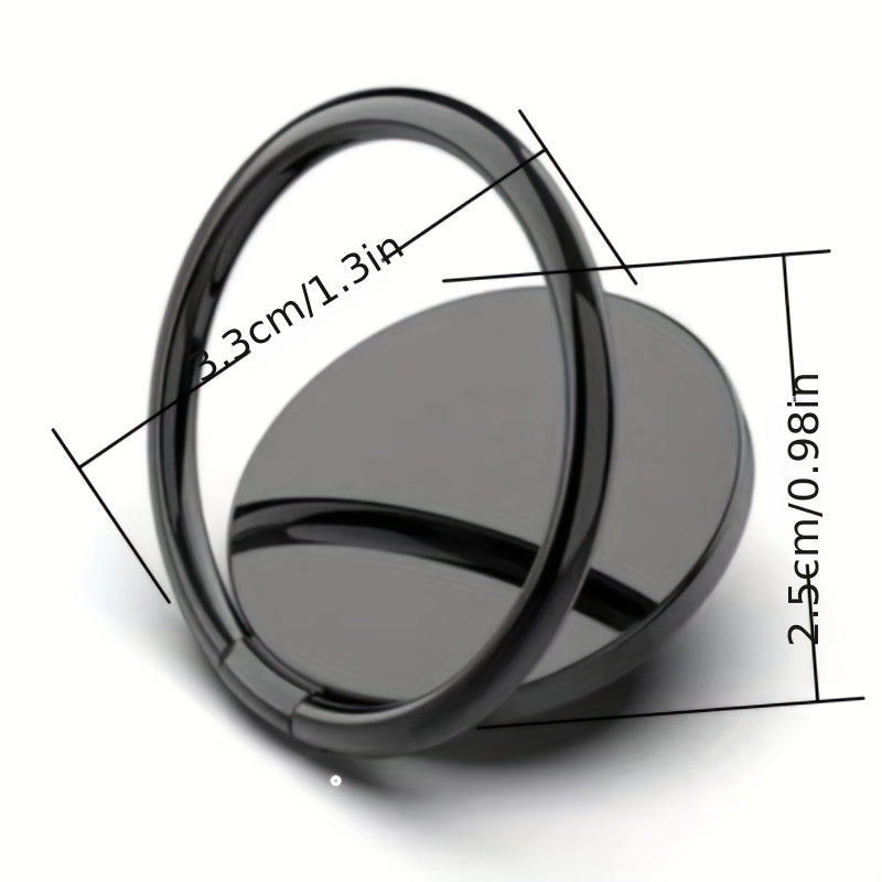 Universal Magnetic Car Phone Holder With 360-Degree Rotation and Golden Ring