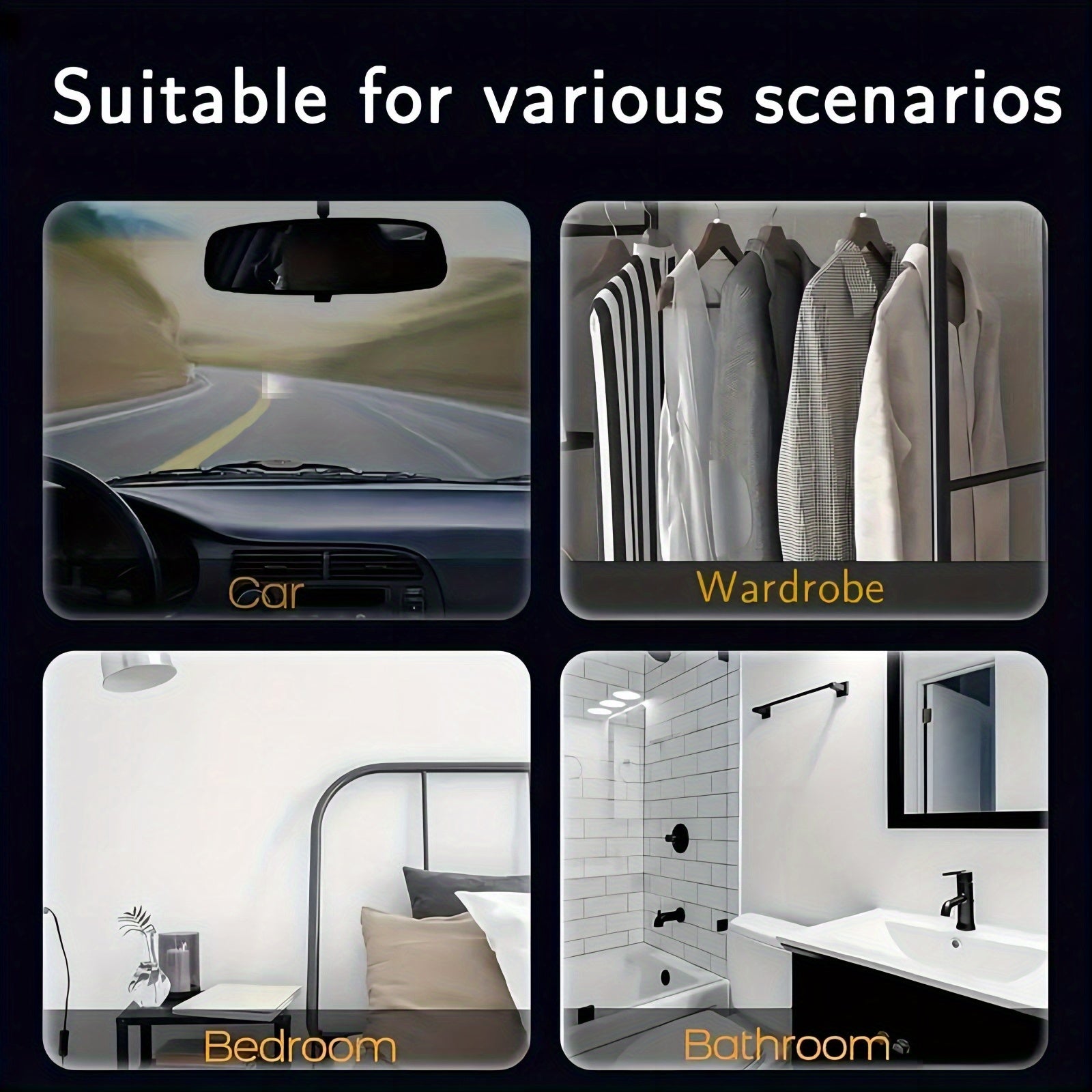 Car Air Freshener Perfume Interior Decoration Pendant Antiseptic Air Outlet