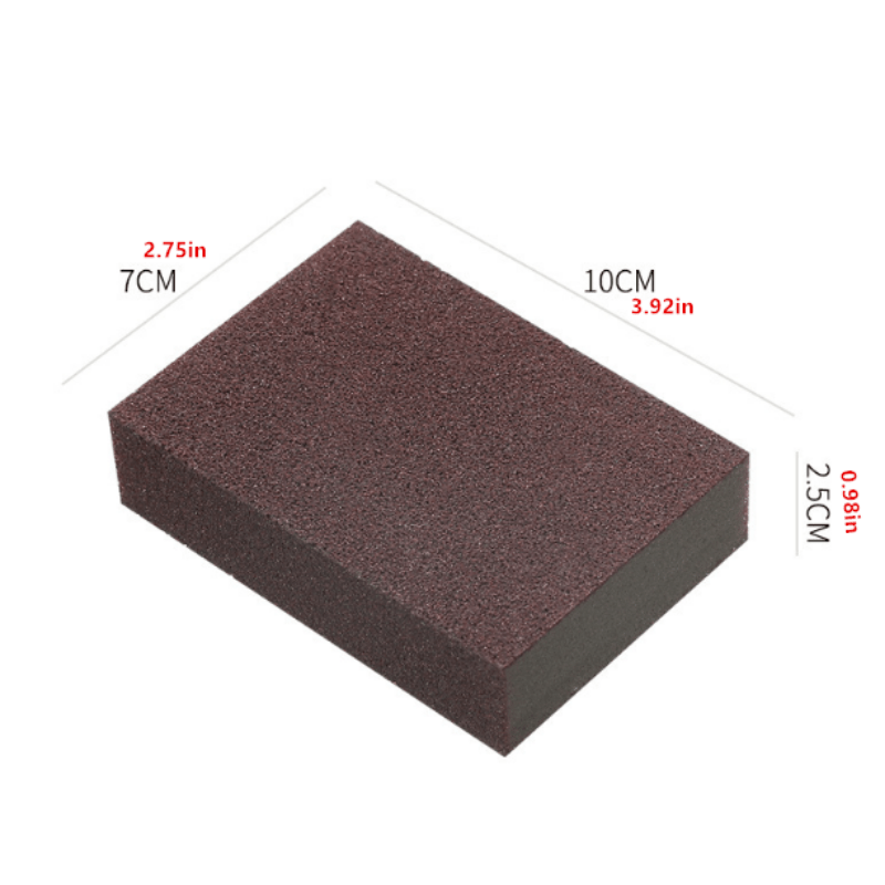 Carborundum Magic Sponge Cleaning Brush for Kitchen and Furniture, Reusable