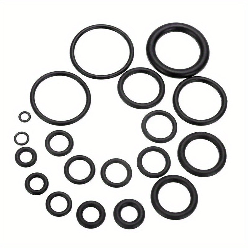 225 Pieces Rubber O-Rings Set 18 Sizes Oil-Resistant Sealing Gaskets