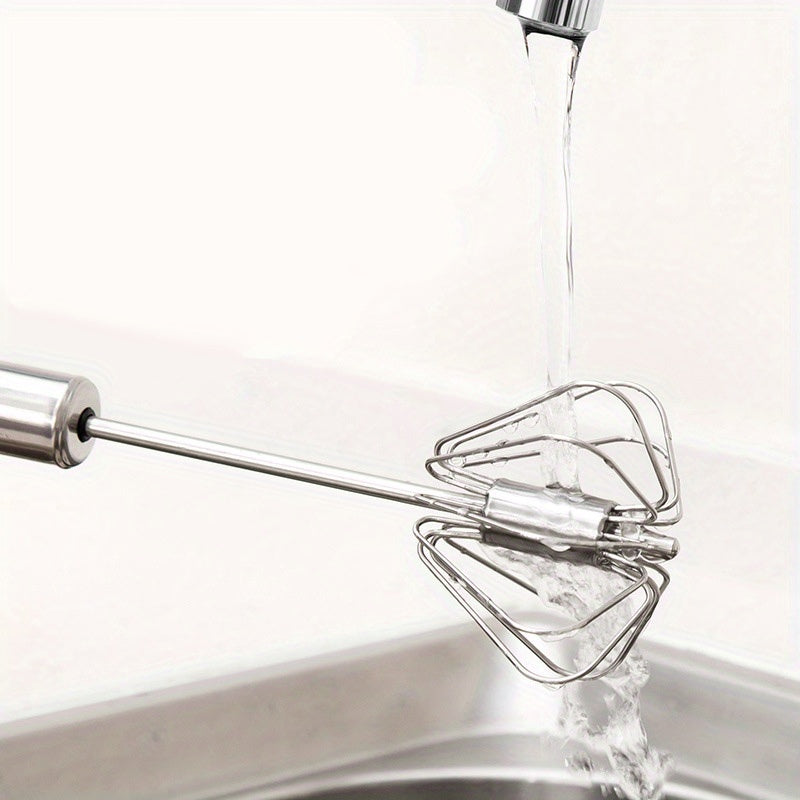Stainless Steel Hand Whisk for Mixing and Blending, Durable Kitchen Tool