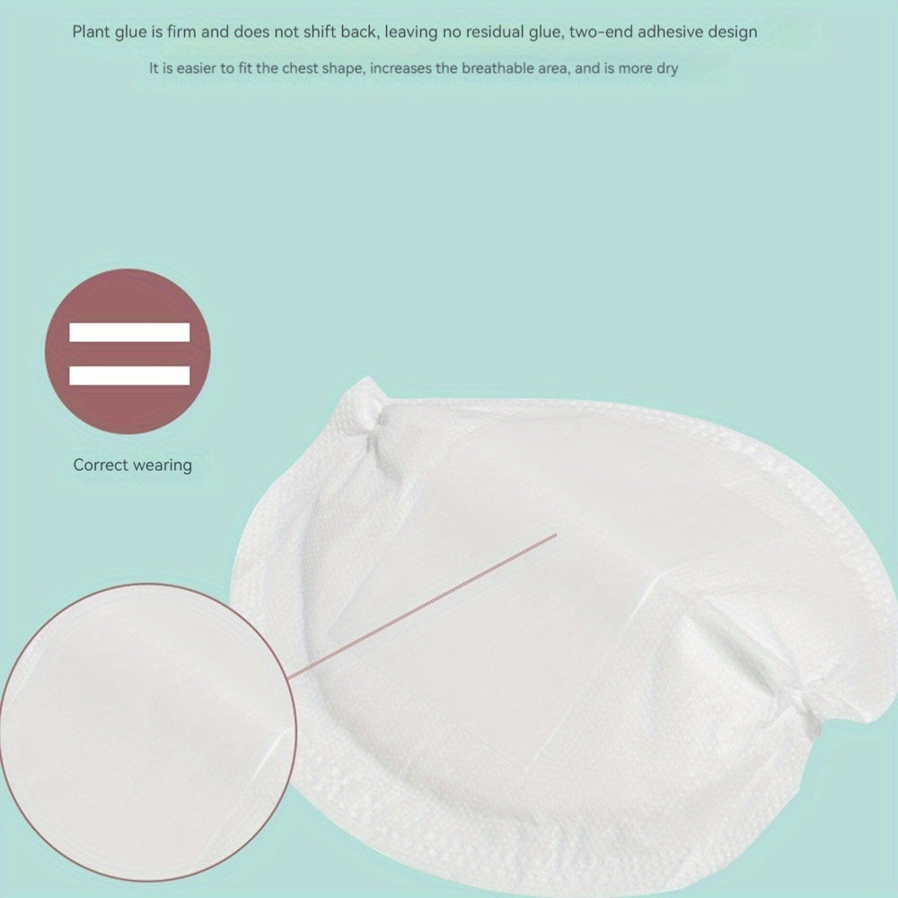 100 Pieces Cotton Nursing Pads Disposable Breast Pads for Comfortable Wear