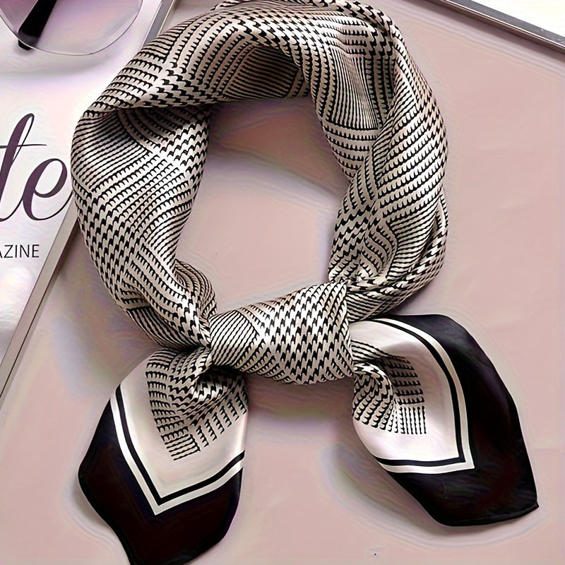 Square Scarf for Women 70cm Lightweight Breathable Neck Head Wrap Sun Wind Protection