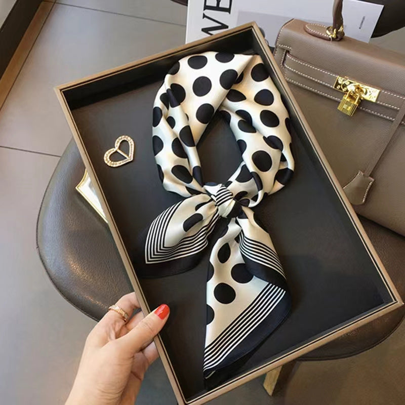 Square Scarf for Women 70cm Lightweight Breathable Neck Head Wrap Sun Wind Protection