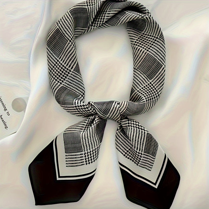 Square Scarf for Women 70cm Lightweight Breathable Neck Head Wrap Sun Wind Protection