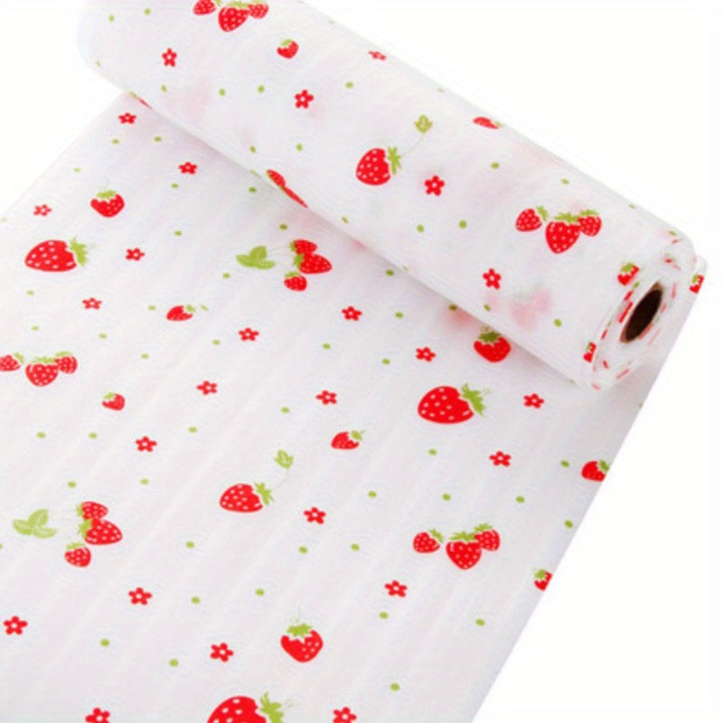 LattBy ning suv o'tkazmaydigan va namlikka chidamli javon qoplamasi bilan yuzalaringizni himoya qiling. Ushbu yopishqoq bo'lmagan, tozalash oson bo'lgan tortma mato oshxona shkaflari, poyabzal saqlash va boshqa ko'plab joylar uchun juda mos keladi.