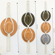 Boho Wall Hangers for Hats Cowboy Hat Rack Hat Organizer Wooden Decor