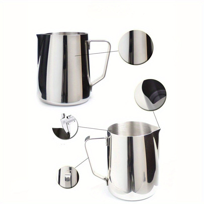 Stainless Steel Milk Frothing Pitcher for Espresso and Latte Art