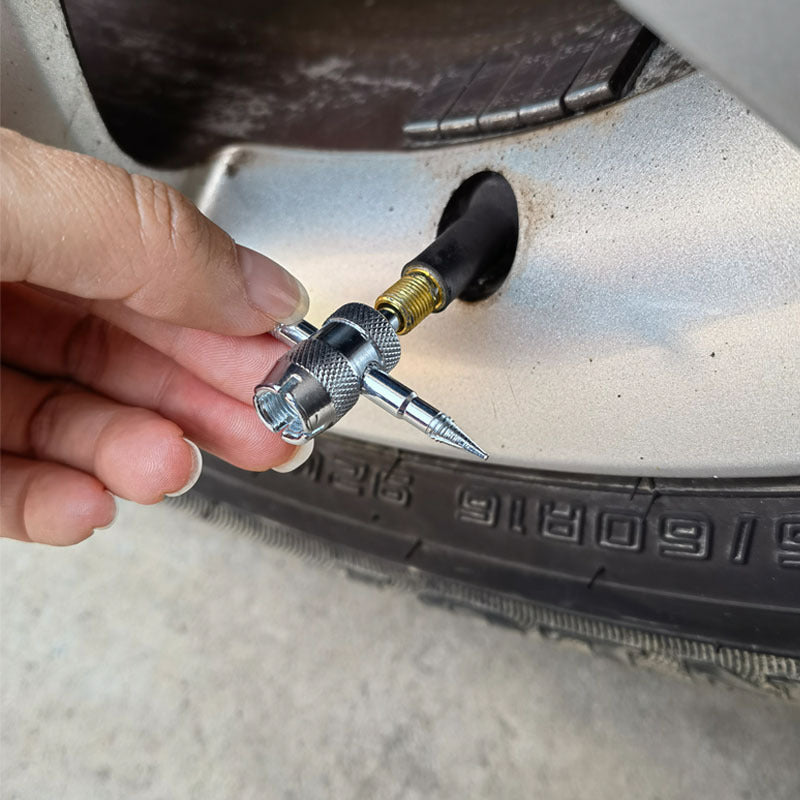 Universal Tire Valve Repair Tool Set with Copper Cores for Easy Maintenance