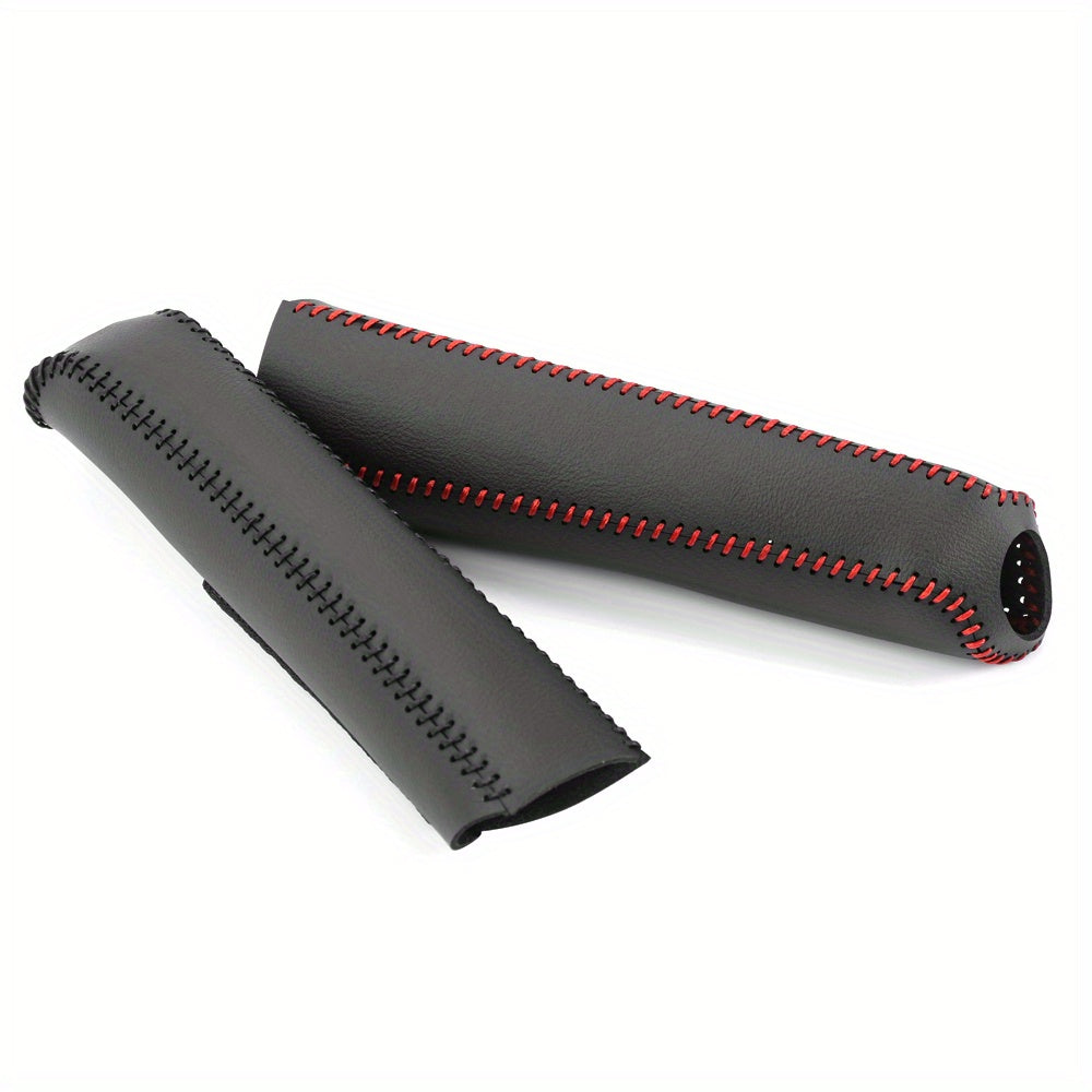 Universal Car Handbrake Cover Grip Sleeve Leather Interior Accessories