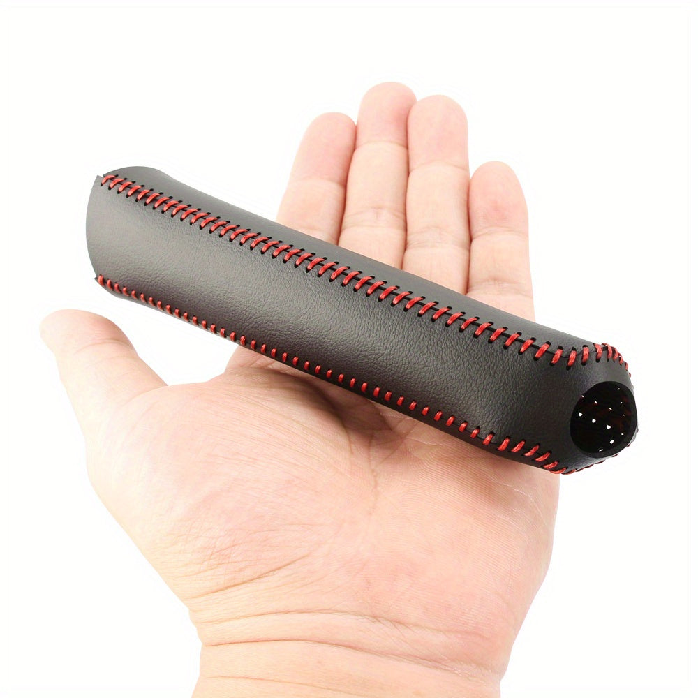Universal Car Handbrake Cover Grip Sleeve Leather Interior Accessories