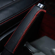 Universal Car Handbrake Cover Grip Sleeve Leather Interior Accessories