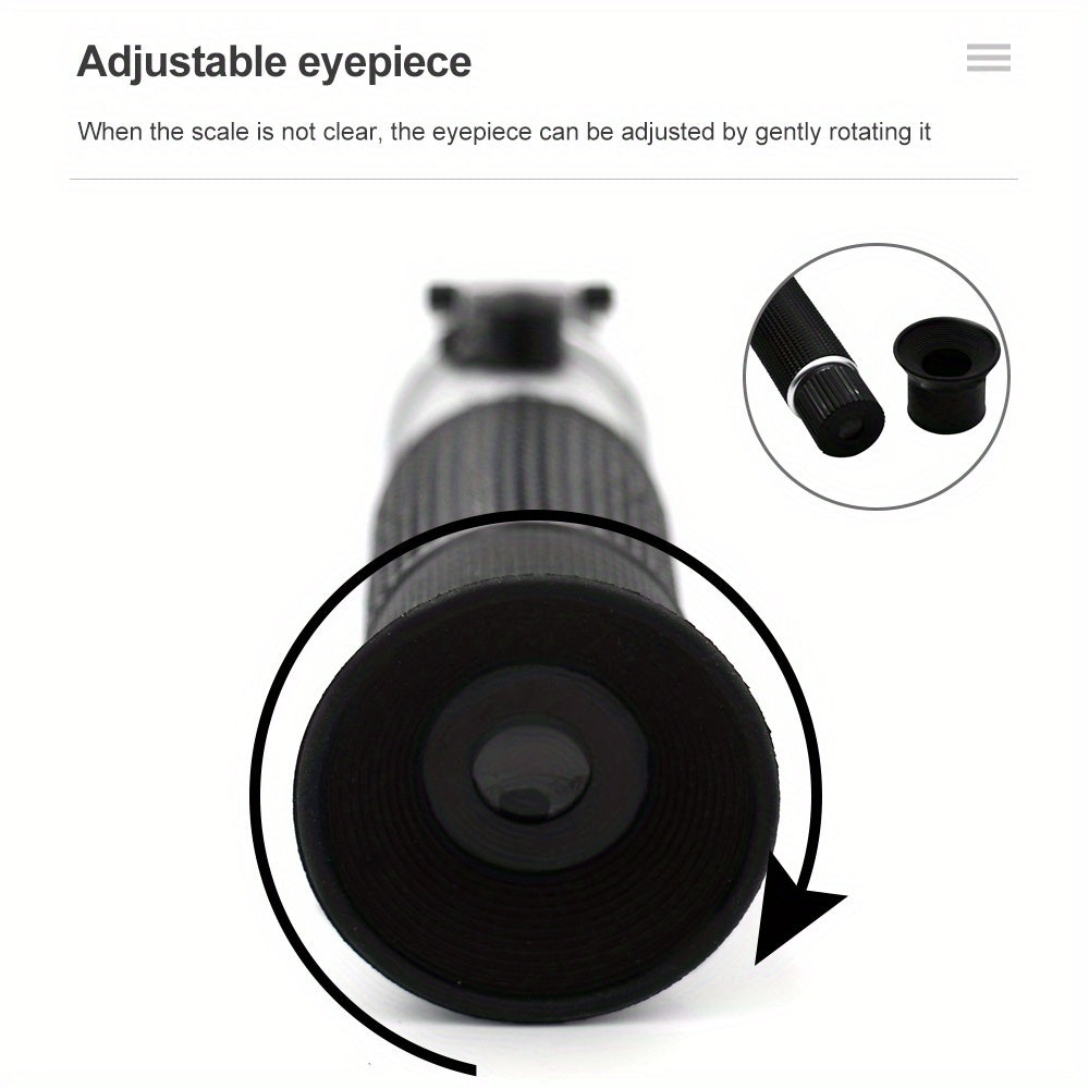 Avtomobil refraktometri 4-in-1 Sovutgich Dizel chiqindi suvi Batareya kislotalari