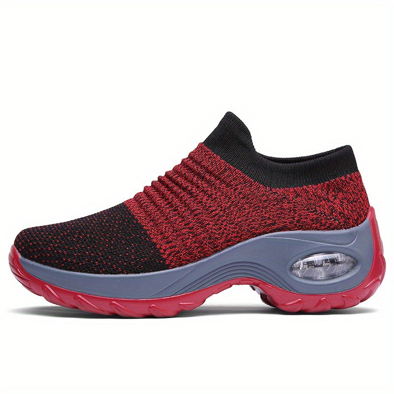 Women's Breathable Fabric Running Shoes Lightweight All-Season Sneakers