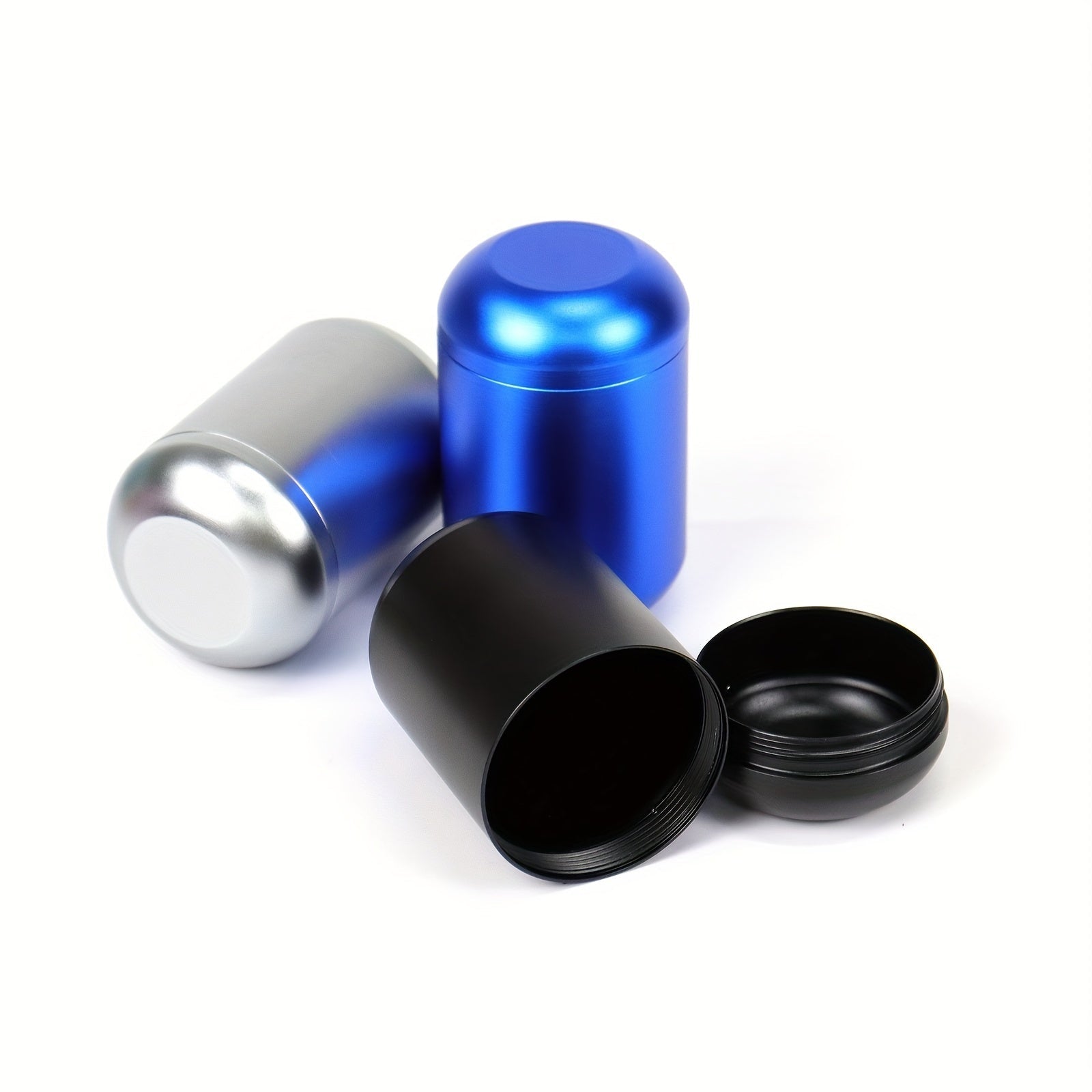 Компактная титаново-алюминиевая чайная банка — герметичный, влагостойкий контейнер для чая и табака, идеально подходит для Хэллоуина, Рождества, Дня благодарения