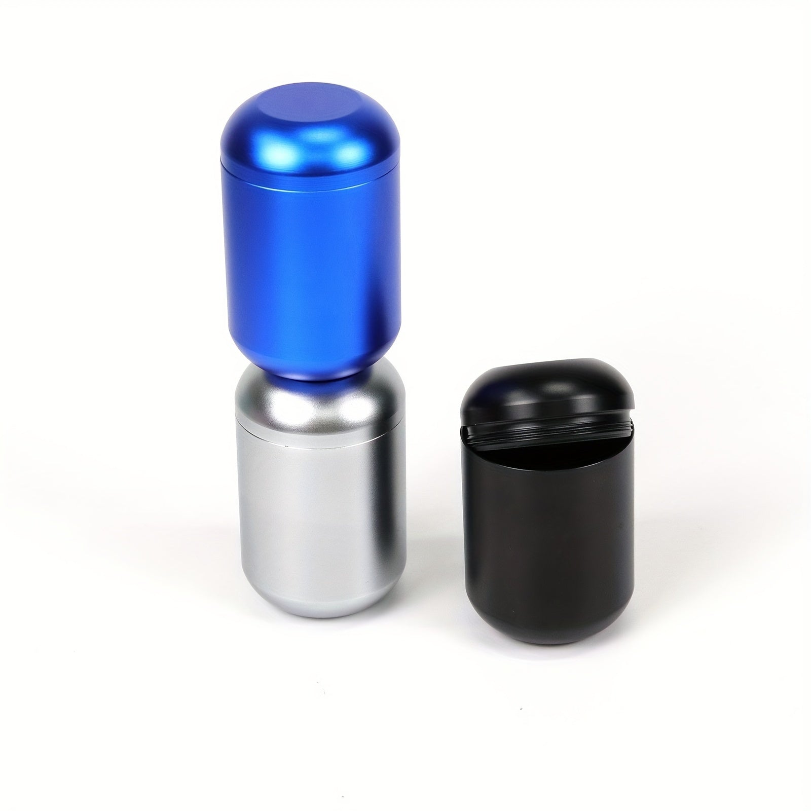 Компактная титаново-алюминиевая чайная банка — герметичный, влагостойкий контейнер для чая и табака, идеально подходит для Хэллоуина, Рождества, Дня благодарения